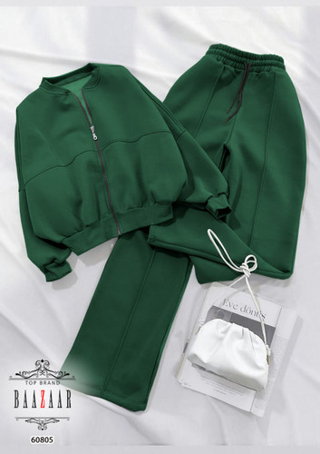 سوییشرت مدل بامبر و شلوار بگ دورس تو کرکی