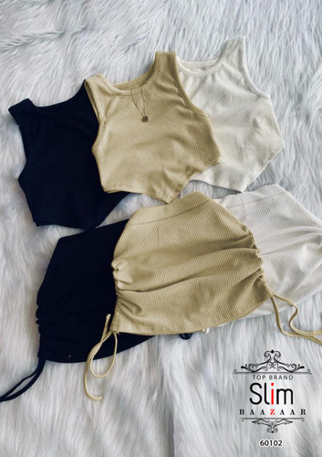 کراپ و دامن کبریتی رنگبندی عالی