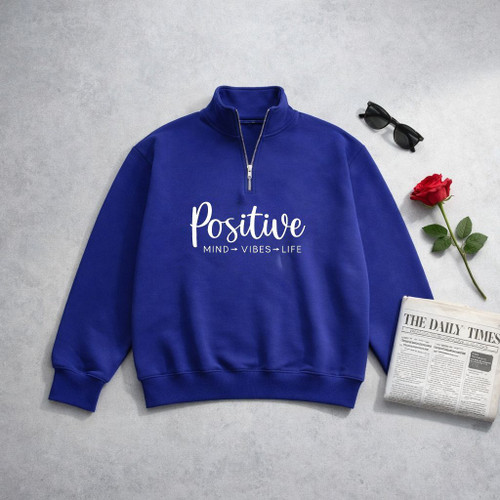 دورس نیم زیپ تو کرکی اسپرت زنانه مردانه چاپ positive