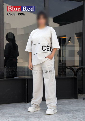 تیشرت و شلوار پنبه لاکرا تضمینی دو سایز 38 تا 42 و 44 تا 48