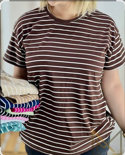 تیشرت راه راه ( رینگری) نخ پنبه با رنگبندی جذاب