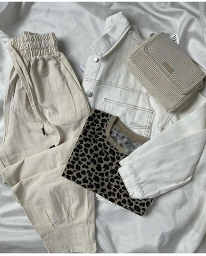 شلوار مام استایل دمپا پیله جنس لینن