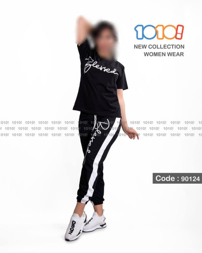 تیشرت و شلوار نخ پنبه دو سایز ۳۸ تا ۴۲ و ۴۴ تا ۴۸